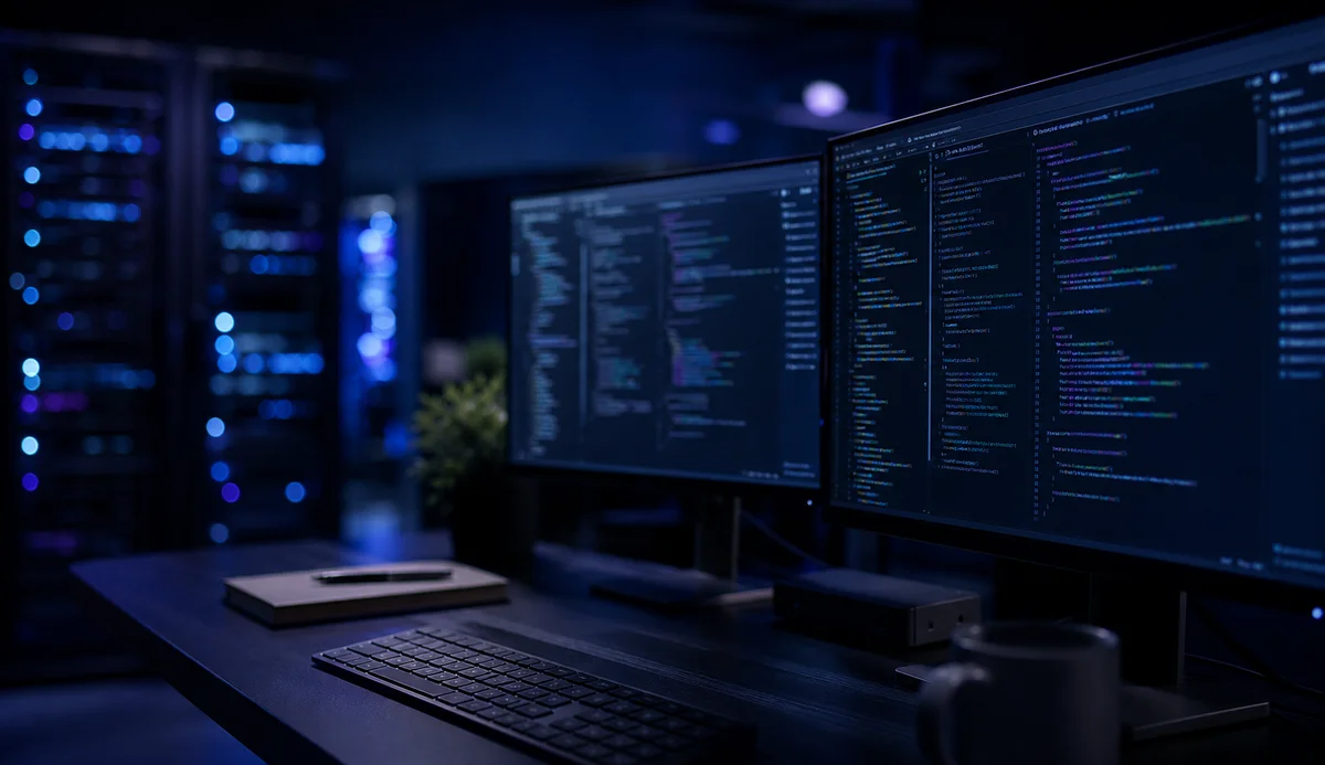 Dark software delivery workspace for an IT outsourcing proof case