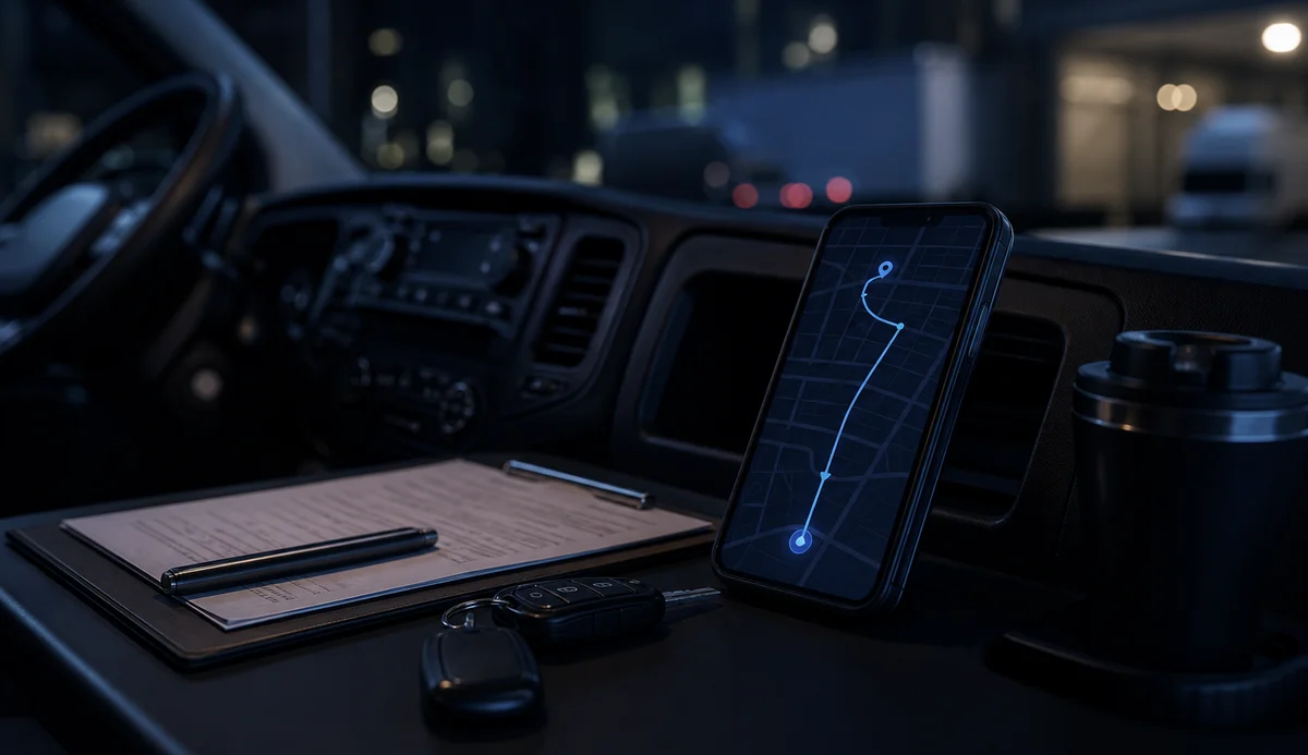 Dark driver services and route planning workspace
